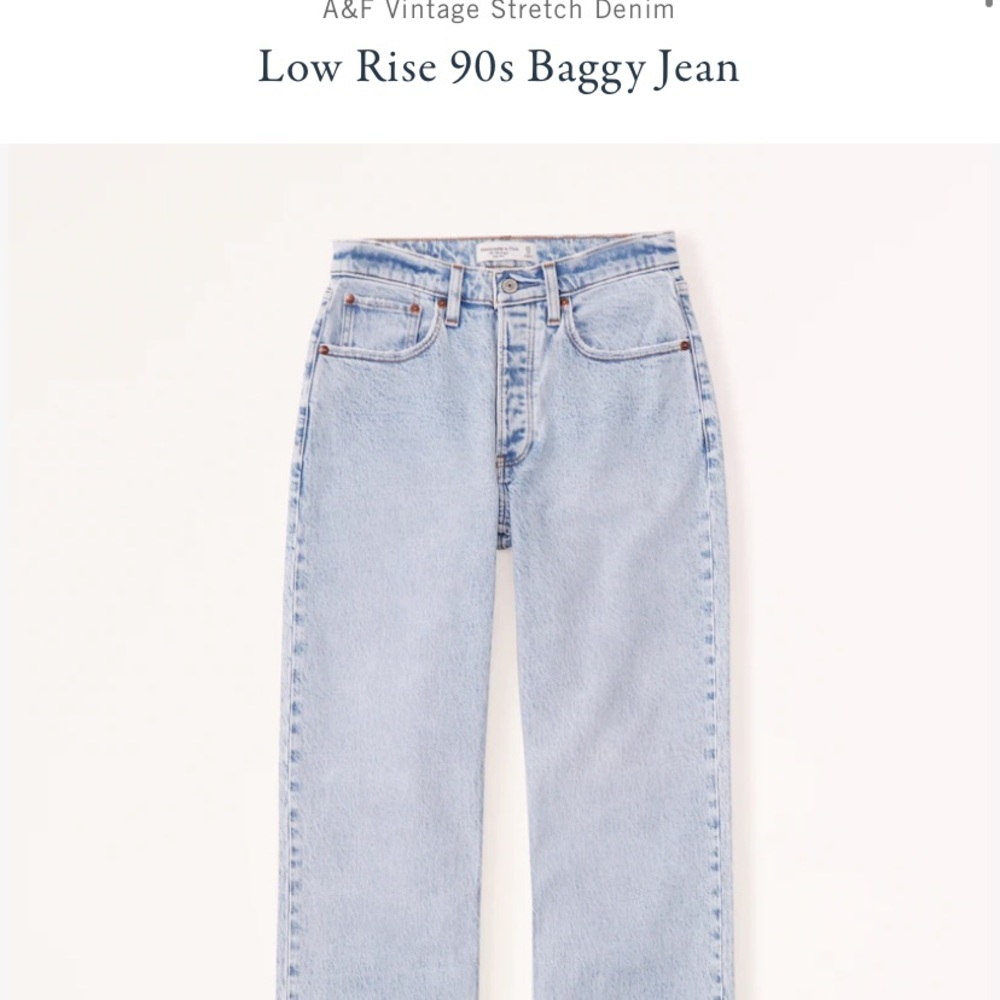 Abercrombie 90s baggy jeans Low Rise
